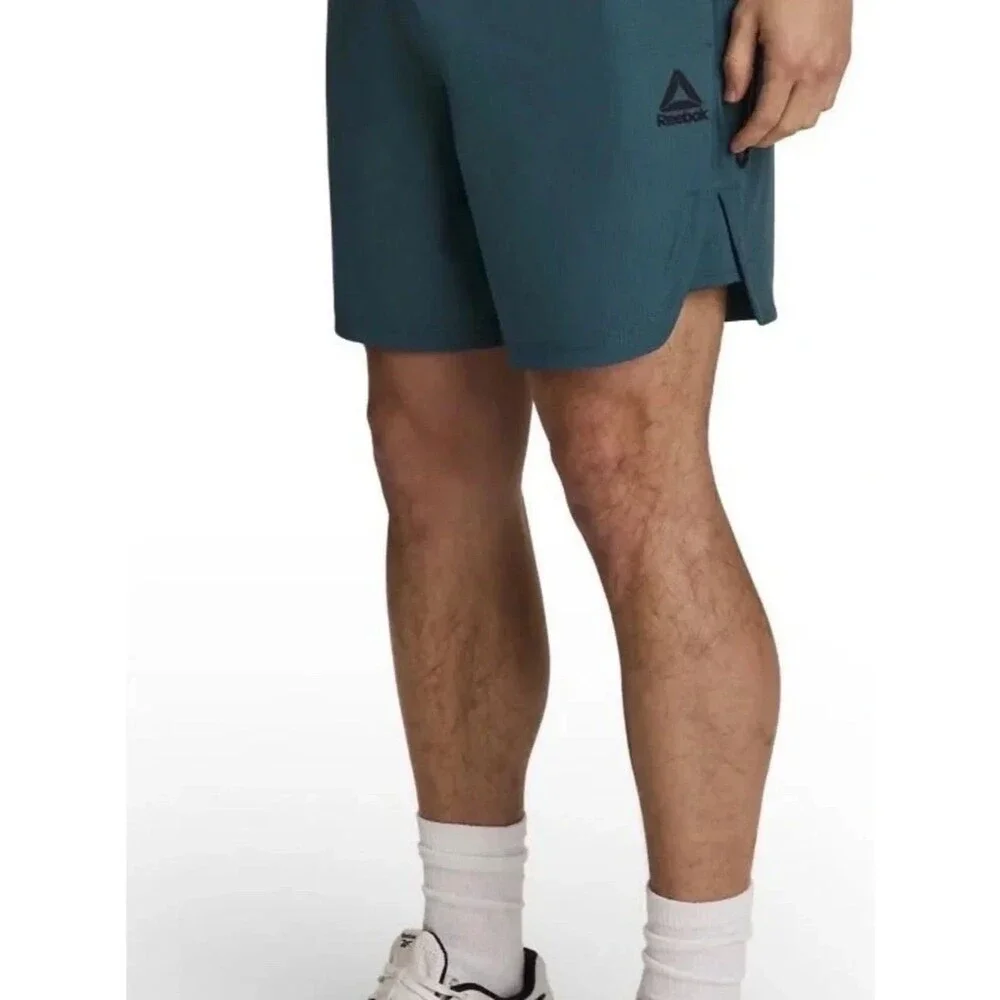 Reebok Teal Green Athletic Skort with Zipper Pocket